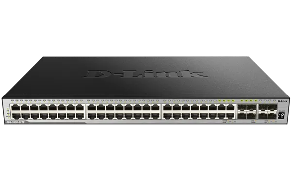 D-Link 44 10/100/1000 PoE+ ports + 4 Combo 10/100/1000Bas.. DGS-3630-52PC product image