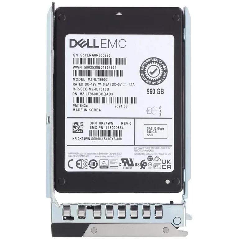 Dell K74WN 960GB SAS SSD