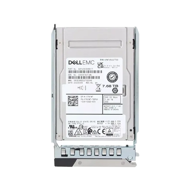 Dell 7N1WT 7.68TB SAS SSD