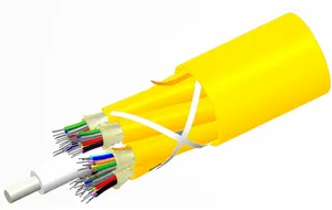 CommScope 760004374 | Fiber indoor cable, TeraSPEED Plenum Distribution, 36 fiber multi-unit with 12 fiber subunits, Singlemode G.652.D and G.657.A1, Gel-free, Feet jacket marking, Yellow jacket color
