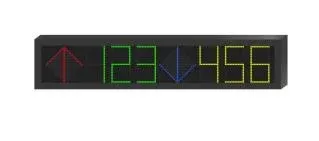 Hikvision DS-TVL121-6-5D Indoor,serven-color,Double Row,Led Screen