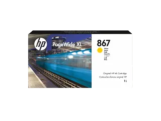 HP 867 1-liter Yellow PageWide XL Ink Cartridge (3ED92A) — HP product image