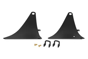 CommScope FGS-CD9E-B | FiberGuide Metal Cover for 90° Down Elbow, 4x6in, Black