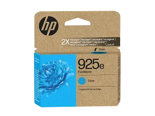 HP 925e EvoMore Cyan Original Ink Cartridge (4K0W0PE) — HP product image