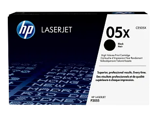 HP 05X High Yield Black Original LaserJet Toner Cartridge (CE505X) — HP product image