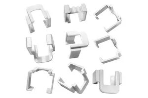 CommScope 2843022-3 | Modular Plug Color Clip, White, 50 pcs