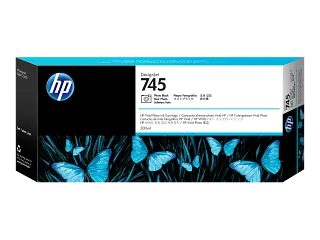 HP 745 300-ml DesignJet Photo Black Ink Cartridge (F9K04A) — HP product image