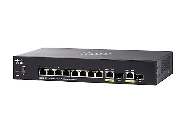 Cisco SG350-10-K9 8-Port Layer 3 Switch