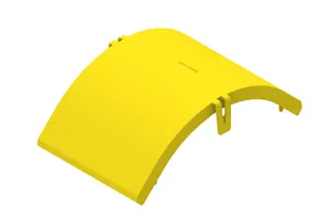 CommScope FGS-SD9E-B | FiberGuide Snap-on Cover for 90° Down Elbow, 4x6in, Yellow