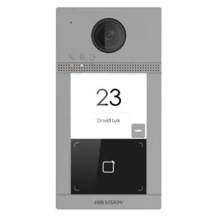 Hikvision DS-KV8113-WME1(C)/Flush 1 Button Metal Villa Door Station