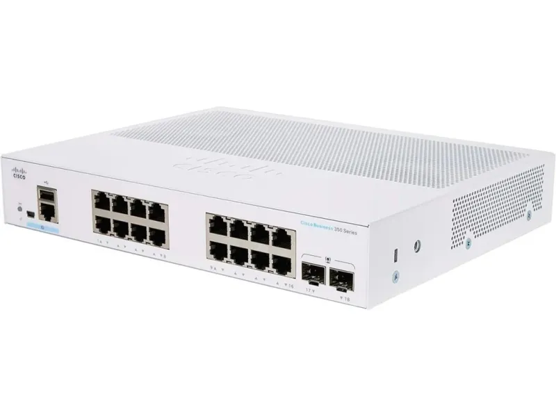 Cisco CBS350-16T-E-2G 16-Port Layer 3 Switch