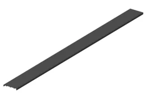 CommScope FGSB-MSSC-A | FiberGuide Snap-On Cover Kit for Horizontal Straight Section, 4x4in, Black