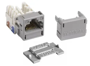 CommScope 700206733 | GigaSPEED XL M-Series Modular Jack, RJ45, Cat6 Unshielded, Gray