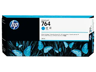 HP 764 300-ml Cyan Ink Cartridge (C1Q13A) — HP product image