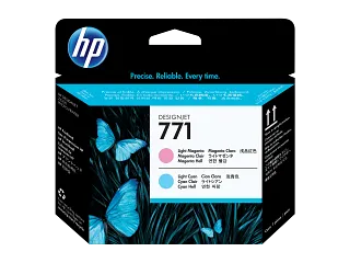 HP 771 Light Magenta/Light Cyan DesignJet Printhead (CE019A) — HP product image