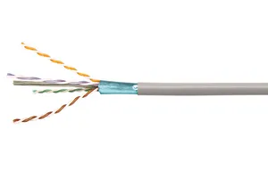 CommScope 874021504/10 | CS44P-IO Indoor/Outdoor Category 6A U/UTP Cable, plenum, outdoor rated, gray jacket, 4 pair count, 1000 ft (305 m) length reel
