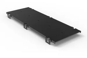 CommScope FGSB-MSSC-F | FiberGuide Snap-on Cover Kit for Horizontal Straight Section, 4x12in, Black
