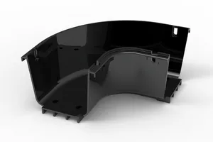 CommScope FGSB-MH9E-A | FiberGuide 90° Horizontal Elbow, 4x4in, Black