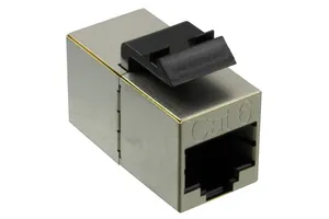 CommScope 2111124-1 | SL-Series Coupler, RJ45, Cat6 Shielded, Silver