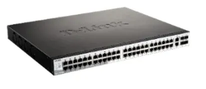 D-Link 48 10/100/1000BASE-T PoE ports + 2 10G BASE-T + 4 .. DGS-3130-54PS product image