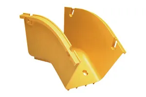 CommScope FGS-MD4E-A | FiberGuide 45° Down Elbow, 4x4in, Yellow