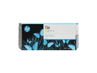 HP 738 300-ml Yellow DesignJet Ink Cartridge (676M8A) — HP product image