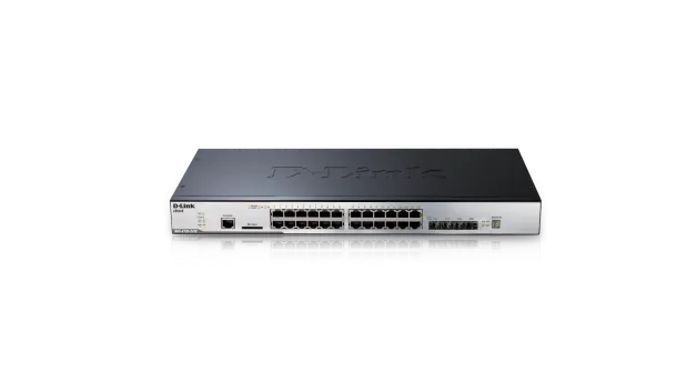 D-Link 24-Port SFP Gigabit Stackable L2 Switch, 8 Combo S.. DGS-3120-24SC product image