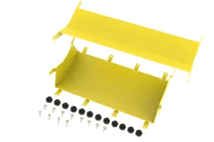 CommScope FGS-MU4E-M | FiberGuide 45° Up Elbow, 4x18in, Yellow
