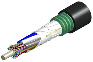 CommScope 760241049 | Fiber OSP cable, TeraSPEED Mini Single Jacket/Single Armor, 12 fiber, Gel-Filled, Stranded Loose Tube, Singlemode G.652.D and G.657.A1, Meters jacket marking, Black jacket color