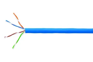 CommScope 107251696 | PowerSUM 1061B ETL Verified Category 5e U/UTP Cable, non-plenum CMR rated, blue jacket, 4 pair count, 1000 ft (305 m) length, WE TOTE box