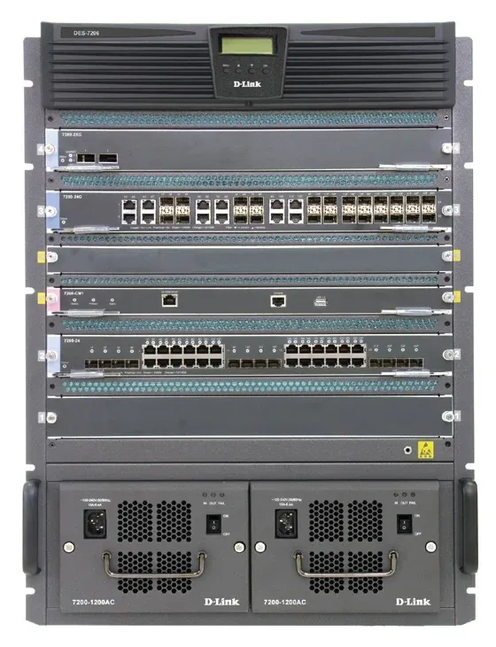 D-Link 6-slot chassis-based switch 7200-CM1 product image