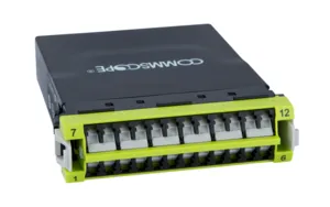 CommScope 760236113 | G2 ULL Multimode OM5 MPO-24 Distribution Module, 24LC to 1X24f MPO unpinned, internal shutters