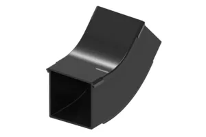 CommScope FGSB-MU4A-C | FiberGuide 45° Up Elbow Kit, 2x2in, Black