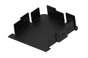 CommScope FGS-HMEC-44 | FiberGuide Vertical Toolless End Cap Kit, 4x4in, Black