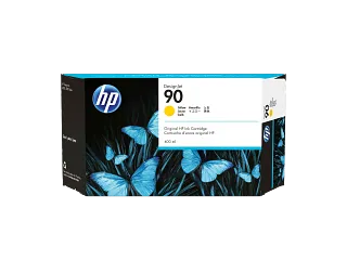 HP 90 400-ml Yellow DesignJet Ink Cartridge (C5065A) — HP product image