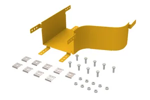 CommScope FGS-MDSA-FB-R-Y | FiberGuide Right Reducer, 4 x12in to 4x6in, Yellow