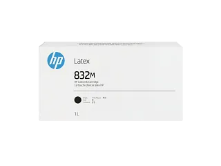 HP 832M 1-liter Black Latex Ink Cartridge (4UV21A) — HP product image