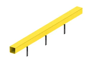 CommScope FGS-KTW2-FL | FiberGuide Vertical Duct Kit, 4x4in, Yellow