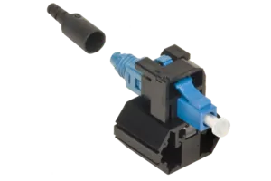 CommScope 760117895 | Qwik II Field Installable LC Connector, Singlemode-UPC, Blue, for 250/900um, single pack