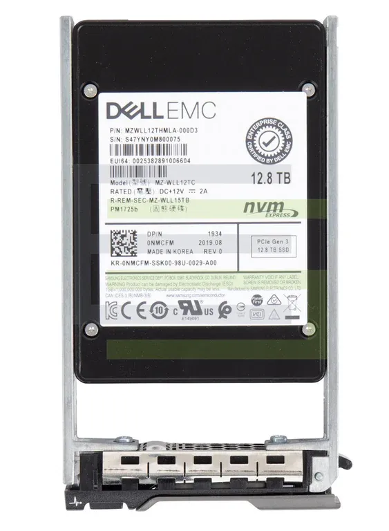 Dell NMCFM 12.8TB NVMe SSD