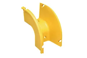 CommScope FGS-MD9E-A | FiberGuide 90° Down Elbow, 4x4in, Yellow