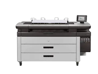 HP PageWide XL 4100 40-in Multifunction Printer with Top Stacker (J2V02E) — HP product image