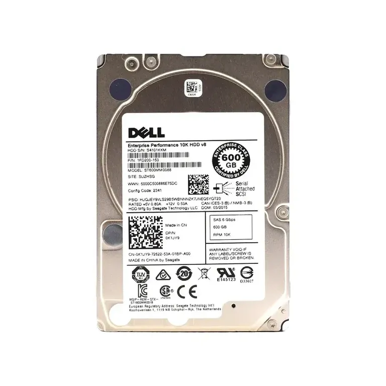 Dell K1JY9 600GB SAS Hard Drive