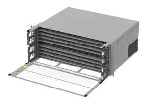 CommScope 760253798 | Propel 4RU fixed tray fiber panel, accepts Propel ULL modules or adapter packs, providing up to 192 duplex LC ports, 192 MPO ports or 384 SN ports (768f)