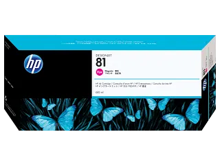 HP 81 680-ml Magenta Dye Ink Cartridge (C4932A) — HP product image