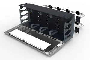 CommScope 760193862 | MP-4U Panel, accepts 16 G2 data modules or 360DP panels with fiber management trough