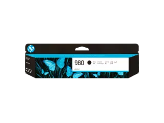 HP 980 Black Original Ink Cartridge (D8J10A) — HP product image