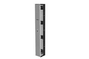 CommScope 760260439 | CableGuide 360 Vertical Cable Management Kit, 12 in X 96 in (305 mm X 2438 mm) Single Sided, With Door, Silver