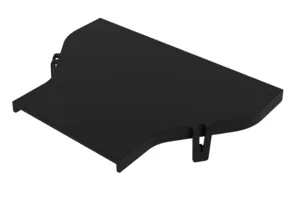 CommScope FGSB-SDSA-FB | FiberGuide Snap-on Cover for Reducer, 4x12in to 4x6in, Black