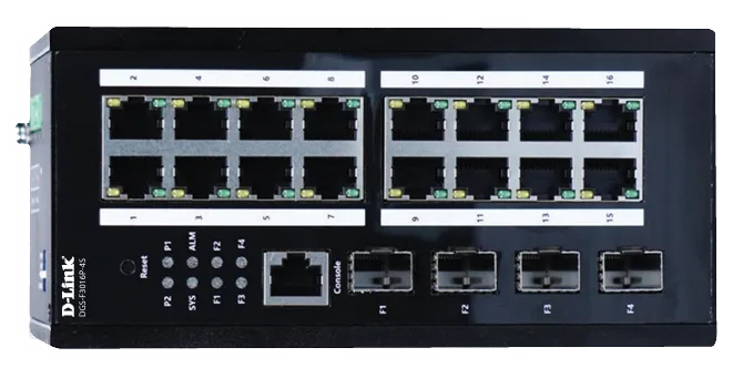 D-Link 16 Ports Gigabit Outdoor Managed Switch DGS-F3016P-4S product image
